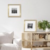 image:imageAmericanflat 9x12 Picture Frame with ShatterResistant Glass  Use as 6x8 Frame with Mat or Display 9x12 Photo Without Mat  Signature Collection  Picture Frames for Tabletop and Wall Display  Black  Shatterresistant glass wall or tabletop display with included easel sawtooth hangers included use with or without matGold