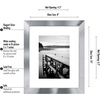 image:imageAmericanflat 9x12 Picture Frame with ShatterResistant Glass  Use as 6x8 Frame with Mat or Display 9x12 Photo Without Mat  Signature Collection  Picture Frames for Tabletop and Wall Display  Black  Shatterresistant glass wall or tabletop display with included easel sawtooth hangers included use with or without matSilver