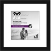 image:imageAmericanflat 9x12 Picture Frame with ShatterResistant Glass  Use as 6x8 Frame with Mat or Display 9x12 Photo Without Mat  Signature Collection  Picture Frames for Tabletop and Wall Display  Black  Shatterresistant glass wall or tabletop display with included easel sawtooth hangers included use with or without matBlack