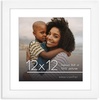 image:imageAmericanflat 9x12 Picture Frame with ShatterResistant Glass  Use as 6x8 Frame with Mat or Display 9x12 Photo Without Mat  Signature Collection  Picture Frames for Tabletop and Wall Display  Black  Shatterresistant glass wall or tabletop display with included easel sawtooth hangers included use with or without matWhite