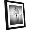 image:imageAmericanflat 9x12 Picture Frame with ShatterResistant Glass  Use as 6x8 Frame with Mat or Display 9x12 Photo Without Mat  Signature Collection  Picture Frames for Tabletop and Wall Display  Black  Shatterresistant glass wall or tabletop display with included easel sawtooth hangers included use with or without matBlack