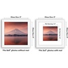 image:imageAmericanflat 9x12 Picture Frame with ShatterResistant Glass  Use as 6x8 Frame with Mat or Display 9x12 Photo Without Mat  Signature Collection  Picture Frames for Tabletop and Wall Display  Black  Shatterresistant glass wall or tabletop display with included easel sawtooth hangers included use with or without matWhite