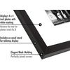 image:imageAmericanflat 9x12 Picture Frame with ShatterResistant Glass  Use as 6x8 Frame with Mat or Display 9x12 Photo Without Mat  Signature Collection  Picture Frames for Tabletop and Wall Display  Black  Shatterresistant glass wall or tabletop display with included easel sawtooth hangers included use with or without matBlack