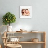 image:imageAmericanflat 9x12 Picture Frame with ShatterResistant Glass  Use as 6x8 Frame with Mat or Display 9x12 Photo Without Mat  Signature Collection  Picture Frames for Tabletop and Wall Display  Black  Shatterresistant glass wall or tabletop display with included easel sawtooth hangers included use with or without matWhite