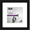 image:imageAmericanflat 9x12 Picture Frame with ShatterResistant Glass  Use as 6x8 Frame with Mat or Display 9x12 Photo Without Mat  Signature Collection  Picture Frames for Tabletop and Wall Display  Black  Shatterresistant glass wall or tabletop display with included easel sawtooth hangers included use with or without matBlack