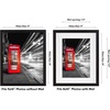 image:imageAmericanflat 9x12 Picture Frame with ShatterResistant Glass  Use as 6x8 Frame with Mat or Display 9x12 Photo Without Mat  Signature Collection  Picture Frames for Tabletop and Wall Display  Black  Shatterresistant glass wall or tabletop display with included easel sawtooth hangers included use with or without matBlack