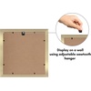 image:imageAmericanflat 9x12 Picture Frame with ShatterResistant Glass  Use as 6x8 Frame with Mat or Display 9x12 Photo Without Mat  Signature Collection  Picture Frames for Tabletop and Wall Display  Black  Shatterresistant glass wall or tabletop display with included easel sawtooth hangers included use with or without matGold