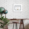 image:imageAmericanflat 9x12 Picture Frame with ShatterResistant Glass  Use as 6x8 Frame with Mat or Display 9x12 Photo Without Mat  Signature Collection  Picture Frames for Tabletop and Wall Display  Black  Shatterresistant glass wall or tabletop display with included easel sawtooth hangers included use with or without matWhite
