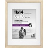 image:imageAmericanflat 9x12 Picture Frame with ShatterResistant Glass  Use as 6x8 Frame with Mat or Display 9x12 Photo Without Mat  Signature Collection  Picture Frames for Tabletop and Wall Display  Black  Shatterresistant glass wall or tabletop display with included easel sawtooth hangers included use with or without matNatural Oak
