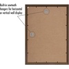 image:imageAmericanflat A4 Picture Frame with ShatterResistant Glass  83x117 Frame with Engineered Wood  Signature Collection  A4 Frames for Tabletop and Wall Display  BlackWalnut