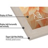 image:imageAmericanflat A4 Picture Frame with ShatterResistant Glass  83x117 Frame with Engineered Wood  Signature Collection  A4 Frames for Tabletop and Wall Display  BlackLight Wood