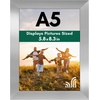 image:imageAmericanflat A4 Picture Frame with ShatterResistant Glass  83x117 Frame with Engineered Wood  Signature Collection  A4 Frames for Tabletop and Wall Display  BlackSilver
