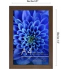 image:imageAmericanflat A4 Picture Frame with ShatterResistant Glass  83x117 Frame with Engineered Wood  Signature Collection  A4 Frames for Tabletop and Wall Display  BlackWalnut