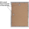 image:imageAmericanflat A4 Picture Frame with ShatterResistant Glass  83x117 Frame with Engineered Wood  Signature Collection  A4 Frames for Tabletop and Wall Display  BlackSilver