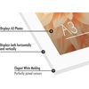 image:imageAmericanflat A4 Picture Frame with ShatterResistant Glass  83x117 Frame with Engineered Wood  Signature Collection  A4 Frames for Tabletop and Wall Display  BlackWhite