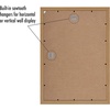 image:imageAmericanflat A4 Picture Frame with ShatterResistant Glass  83x117 Frame with Engineered Wood  Signature Collection  A4 Frames for Tabletop and Wall Display  BlackDark Oak