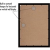image:imageAmericanflat A4 Picture Frame with ShatterResistant Glass  83x117 Frame with Engineered Wood  Signature Collection  A4 Frames for Tabletop and Wall Display  BlackBlack