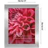 image:imageAmericanflat A4 Picture Frame with ShatterResistant Glass  83x117 Frame with Engineered Wood  Signature Collection  A4 Frames for Tabletop and Wall Display  BlackSilver