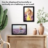 image:imageAmericanflat A4 Picture Frame with ShatterResistant Glass  83x117 Frame with Engineered Wood  Signature Collection  A4 Frames for Tabletop and Wall Display  BlackBlack