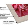 image:imageAmericanflat A4 Picture Frame with ShatterResistant Glass  83x117 Frame with Engineered Wood  Signature Collection  A4 Frames for Tabletop and Wall Display  BlackLight Wood