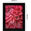 image:imageAmericanflat A4 Picture Frame with ShatterResistant Glass  83x117 Frame with Engineered Wood  Signature Collection  A4 Frames for Tabletop and Wall Display  BlackBlack