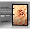 image:imageAmericanflat A4 Picture Frame with ShatterResistant Glass  83x117 Frame with Engineered Wood  Signature Collection  A4 Frames for Tabletop and Wall Display  BlackBlack