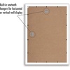 image:imageAmericanflat A4 Picture Frame with ShatterResistant Glass  83x117 Frame with Engineered Wood  Signature Collection  A4 Frames for Tabletop and Wall Display  BlackWhite