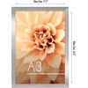 image:imageAmericanflat A4 Picture Frame with ShatterResistant Glass  83x117 Frame with Engineered Wood  Signature Collection  A4 Frames for Tabletop and Wall Display  BlackSilver
