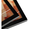 image:imageAmericanflat A4 Picture Frame with ShatterResistant Glass  83x117 Frame with Engineered Wood  Signature Collection  A4 Frames for Tabletop and Wall Display  BlackBlack