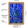 image:imageAmericanflat A4 Picture Frame with ShatterResistant Glass  83x117 Frame with Engineered Wood  Signature Collection  A4 Frames for Tabletop and Wall Display  BlackDark Oak