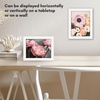 image:imageAmericanflat A4 Picture Frame with ShatterResistant Glass  83x117 Frame with Engineered Wood  Signature Collection  A4 Frames for Tabletop and Wall Display  BlackWhite