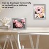 image:imageAmericanflat A4 Picture Frame with ShatterResistant Glass  83x117 Frame with Engineered Wood  Signature Collection  A4 Frames for Tabletop and Wall Display  BlackSilver