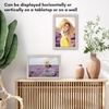 image:imageAmericanflat A4 Picture Frame with ShatterResistant Glass  83x117 Frame with Engineered Wood  Signature Collection  A4 Frames for Tabletop and Wall Display  BlackLight Wood