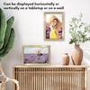 image:imageAmericanflat A4 Picture Frame with ShatterResistant Glass  83x117 Frame with Engineered Wood  Signature Collection  A4 Frames for Tabletop and Wall Display  BlackGold