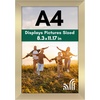 image:imageAmericanflat A4 Picture Frame with ShatterResistant Glass  83x117 Frame with Engineered Wood  Signature Collection  A4 Frames for Tabletop and Wall Display  BlackGold