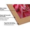 image:imageAmericanflat A4 Picture Frame with ShatterResistant Glass  83x117 Frame with Engineered Wood  Signature Collection  A4 Frames for Tabletop and Wall Display  BlackDark Oak