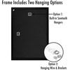 image:imageAmericanflat A4 Picture Frame with ShatterResistant Glass  83x117 Frame with Engineered Wood  Signature Collection  A4 Frames for Tabletop and Wall Display  BlackBlack