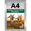 image:imageAmericanflat A4 Picture Frame with ShatterResistant Glass  83x117 Frame with Engineered Wood  Signature Collection  A4 Frames for Tabletop and Wall Display  BlackSilver