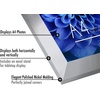 image:imageAmericanflat A4 Picture Frame with ShatterResistant Glass  83x117 Frame with Engineered Wood  Signature Collection  A4 Frames for Tabletop and Wall Display  BlackSilver