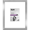 image:imageAmericanflat 11x14 Picture Frame with ShatterResistant Glass  Use as 5x7 Frame with Mat or Display 11x14 Photo Without Mat  Signature Collection  Picture Frames for Wall Display  Black  Shatterresistant glass hangs vertical or horizontal sawtooth hangers included use with or without matSilver