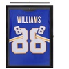 image:imageAmericanflat 135x135 TShirt Frame  Black  Shatterresistant glass folding insert keeps shirts creasefree hanging hardware for jerseys tees and gearBlack