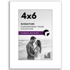 image:imageAmericanflat 14x20 Picture Frame with Polished Plexiglass  Signature Collection  GalleryStyle Frames Made of Engineered Wood  Photo Frame for Wall Display  Black  Polished plexiglass front hangs vertical or horizontal sawtooth hangers included fits photos posters and artWhite