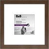 image:imageAmericanflat 9x12 Picture Frame with ShatterResistant Glass  Use as 6x8 Frame with Mat or Display 9x12 Photo Without Mat  Signature Collection  Picture Frames for Tabletop and Wall Display  Black  Shatterresistant glass wall or tabletop display with included easel sawtooth hangers included use with or without matWalnut