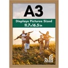 image:imageAmericanflat A4 Picture Frame with ShatterResistant Glass  83x117 Frame with Engineered Wood  Signature Collection  A4 Frames for Tabletop and Wall Display  BlackDark Oak