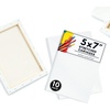 image:imageAmericanflat 10 Piece 5x7 Pre Stretched Blank Canvas Boards with 064 Inch Thick Wooden Frame  100 Cotton Canvas for Painting10 Pack  5x7