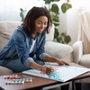 image:imageAmericanflat 10 Piece 5x7 Pre Stretched Blank Canvas Boards with 064 Inch Thick Wooden Frame  100 Cotton Canvas for Painting6 Pack  12x16