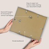 image:imageAmericanflat 11x14 Picture Frame 2Pack  Matted to 85x11  Black  Slim Molding construction Shatterresistant glass hangs vertical or horizontal sawtooth hangers includedSilver