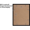 image:imageAmericanflat 11x14 Picture Frame 5Pack  Matted to 8x11  Black  Slim Molding construction Polished plexiglass front hangs vertical or horizontal sawtooth hangers includedBlack