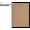 image:imageAmericanflat 11x14 Picture Frame 5Pack  Matted to 8x11  Black  Slim Molding construction Polished plexiglass front hangs vertical or horizontal sawtooth hangers includedBlack