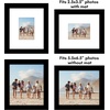image:imageAmericanflat 11x14 Picture Frame 5Pack  Matted to 8x11  Black  Slim Molding construction Polished plexiglass front hangs vertical or horizontal sawtooth hangers includedBlack
